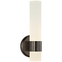 Barton Single Arm Sconce бронза с гравированным кристаллом