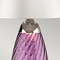 Настольная лампа Lena - Plum Elstead LENA-TL-L-PLUM-OWSS стекло с сливовым оттенком и молочно-белый абажур — фото 3