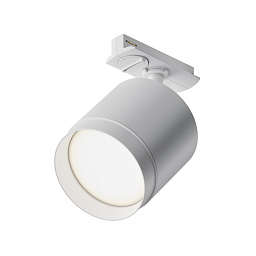 TR088-1-GX53-W Maytoni Polar трековый прожектор белого цвета с коротким цилиндрическим корпусом Unity