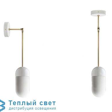 WALL PURE PORCELAINE настенный светильник Zangra light.036.025.w.go.009