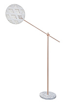 Floor Lamp CHANPEN M Ø36 diamant Copper/White