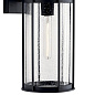 Camillo 18" 1 Light Wall Light with Clear Seeded Glass Textured Black уличный настенный светильник 59081BKT Kichler