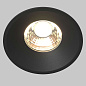 Round Maytoni встраиваемый светильник DL058-12W3K-B черный