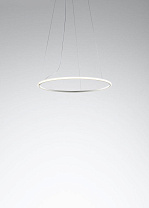 подвесной светильник белого цвета с тонким кольцом