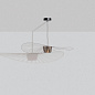 L0020311 VERTIGO Petite Friture Подвесной светильник геометрический сферический средний бронзовый — фото 5
