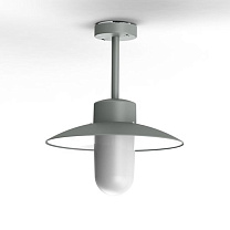 Belcour N° 2; Frosted glass E27 60W; Metal grey