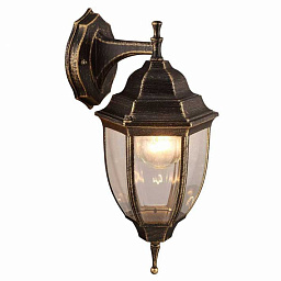 A3152AL-1BN Arte Lamp Pegasus уличный настенный светильник с решетчатым плафоном