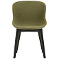 605083 Normann Copenhagen Hyg Стул, обитый фасад, оливковый/черный дуб — фото 1