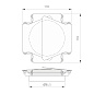 Кашетирующие шторки Arlight LGD-BARNDOORS-R85 — фото 1