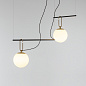 Artemide NH S3 2 Arms SP дизайнерский подвес с 2 шаровыми плафонами — фото 1