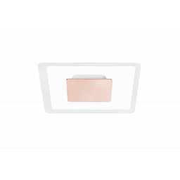 8922 Linea Light Group Aruba настенный светильник квадратной формы с декоративной вставкой под медь