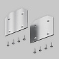 TRA034MPEC-21S Maytoni Accessories for tracks Exility Комплектующие для встраиваемой трековой системы Серебро — фото 1