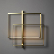 MONDRIAN DOUBLE - applique - Venicem/polish gold metal