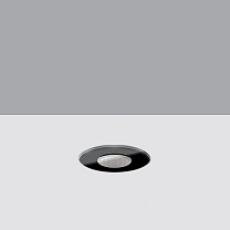 Light Up Floor-recessed Orbit luminaire D=74mm - Flush-mounted all glass cover - Warm White LED - Wide-Flood optic 4W 364.8lm (350mA) - 5.5W 478.8lm (500mA) - 2700K - Colour: Black