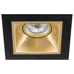 D51703 Lightstar Domino точечный светильник, 50Вт, золото;черный