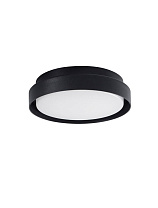 Dark Anthracite Aluminium Acrylic Diffuser LED 20 Watt 1550Lm 3000K 100-240 Volt 50Hz Beam Angle 92° IP65 D: 27 H: 7 cm