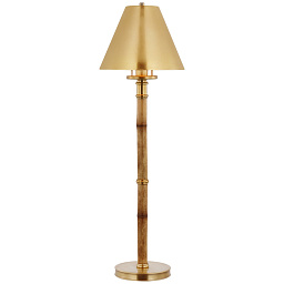 EU-RL3682 Visual Comfort Dalfern настольная лампа с металлическим коническим абажуром и вертикальной стойкой
