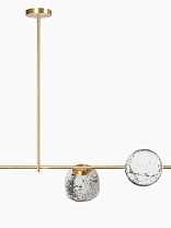 Подвесной светильник Heathfield Orla 5 Light Horizontal — Сатиновая латунь