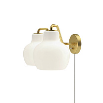 VL Ring Crown 2 Wall Lamp / Латунь/Опаловый Стекло