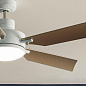 56" Guardian 5 Blade LED Indoor Ceiling Fan White люстра-вентилятор 330057WH Kichler — фото 1
