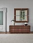 Буфет Kilt Porada с резным фасадом из ореха KILT-CREDENZA-L0N0AC-PEWTER — фото 1