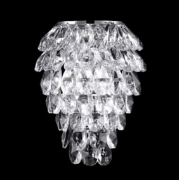 CHARME AP3 CHROME/TRANSPARENT Crystal Lux CHARME настенное бра с хрустальными подвесами в форме капель