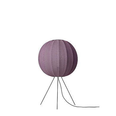 KW60 BU FME Knit-Wit Made By Hand Напольная лампа средняя Ø60 с бордовым тканевым плафоном