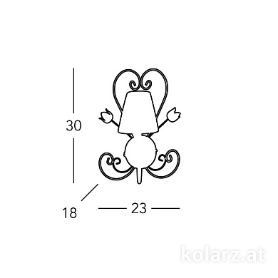 настенный светильник с двумя плафонами золото