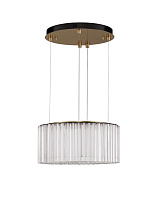 Triac Dimmable Antique Brass Metal Stainless Steel, Aluminium & Glass LED 49Watt 220-240Volt 3185Lm IP20 3000K D:68 H:180 cm