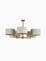 Люстра Heathfield Holt 5 Arm — Антикварная латунь