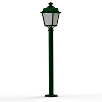 Place des Vosges 1 Évolution N° 9; Clear PMMA E27 60W; Fir green