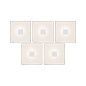78402 Paulmann Square 5 IP44 100x10 мм 5x20 лм 230/12 В 5x0,8 Вт 2700 К Белый пластик/алюминий — фото 1