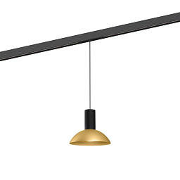 ODREY on track 1.7 LED Jet Black + Gold Wever Ducre Odrey On Track трековый светильник для магнитного трека 48V
