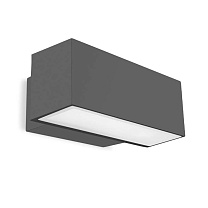Wall fixture IP66 Afrodita LED 300mm One Emission LED 22.1W 3000K 1-10V/PUSH/DALI Urban grey 1949lm