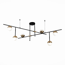 SL1507.422.06 ST-Luce Albero подвесной светильник с вытянутыми горизонтальными прутьями и несколькими световыми элементами