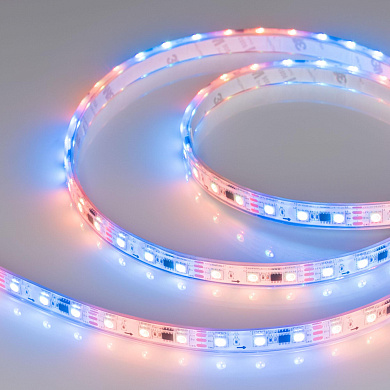 026365(3) Arlight Лента герметичная SPI-P-B60-12mm 12V RGB-PX3 (14.4W/m, IP66, 5060, 5m)