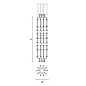 Подвесной светильник RAQAM M7 BASIC BATCH A 6X20 MODULO 7X10 Masiero — фото 8