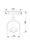 TR028-2-15W4K-W Maytoni Ball Трековый светильник 15W 1000лм Белый — фото 2