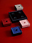 AE356-A601-AB85 Hay Подсвечник Mattone 9x9 см, светло-серый — фото 4