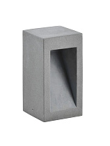 Gray Cement Glass Diffuser LED 6 Watt 450Lm 3000K 120-230V IP65 L: 12 W: 12 H: 25 cm