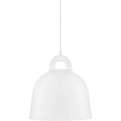 подвесной светильник конической формы белого цвета Ø420 мм