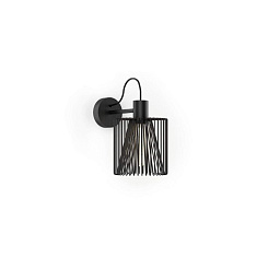 WIRO WALL 1.8 Jet Black Wever Ducre Wiro Wall настенный светильник с решётчатым абажуром цвета ржавчины