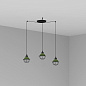 62803-3L CLAIRE GREEN PENDANT LAMP E27 15W 3L подвесной светильник Faro barcelona