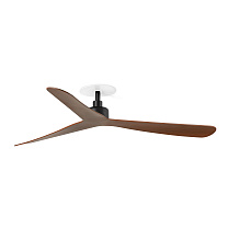 ROCKER M RECESSED Black/walnut fan