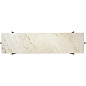 10074033 GUBI TS Collection Приставной столик TS Console 120x30x72 см, черный / нейтрально-белый травертин — фото 3
