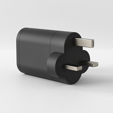 USB-зарядное устройство чёрное