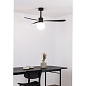 33761-26 Faro AMELIA потолочный вентилятор со светом 20W чёрный Ø1320 3 лопасти — фото 1