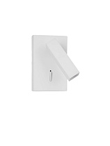 Sandy White Aluminium LED 3 Watt 220-240Volt 180Lm 3000K IP20 Switch On/Off L: 9 H: 14.5 cm