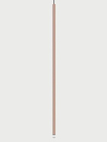 A-TUBE NANO PENDANT LARGE 90CM BLACK CABLE ROSE GOLD 3000K (