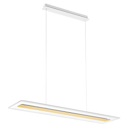 8939 Linea Light Group Antille подвесная люстра из стекла с золотистым рассеивателем